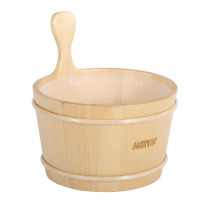 Ceber do sauny z wkładem plastikowym | BasenShop