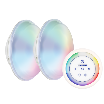 Zestaw 2 x żarówka basenowa LED RGB PAR56 + Pilot LumiPlus Plug&Play | BasenShop