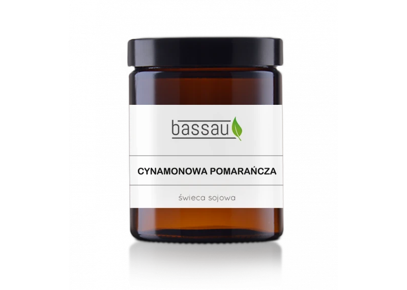 świeca sojowa cynamonowa pomarańcza Bassau