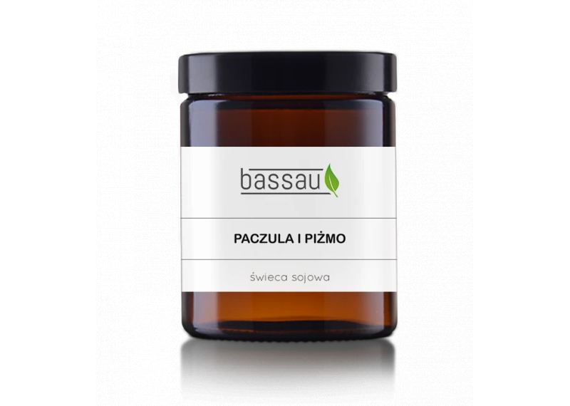 świeca sojowa paczula i piżmo Bassau