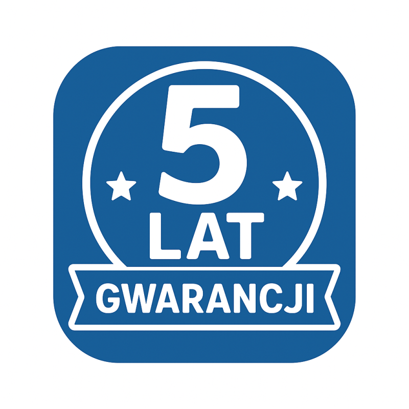 5-letnia gwarancja producenta